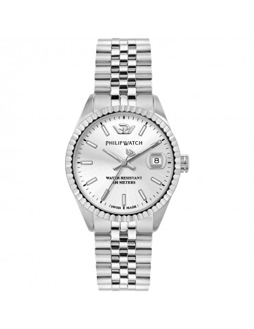 Orologio Philip Watch - Caribe Urban Quarzo 35mm Argento - R8253597674