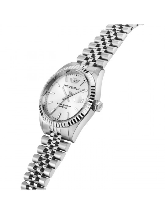 Orologio Philip Watch - Caribe Urban Quarzo 35mm Argento - R8253597674