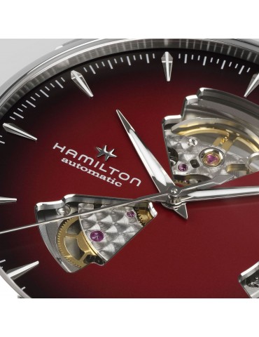 Orologio Hamilton Uomo - Jazzmaster Open Heart Automatico 40mm Bordeaux - 0 2