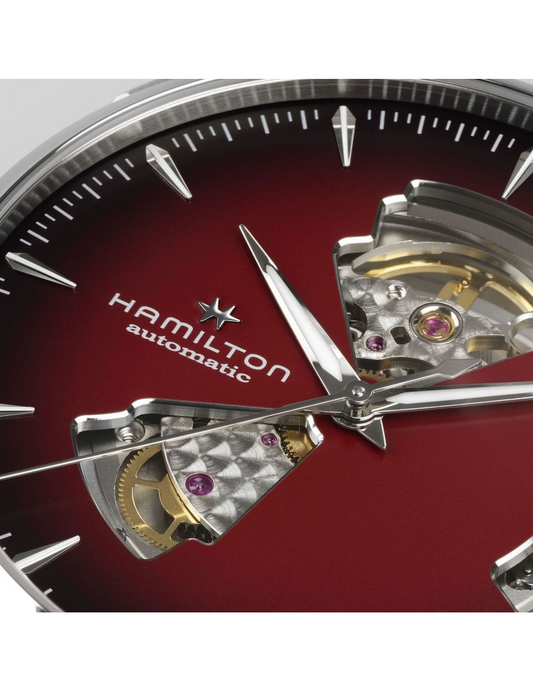 Hamilton Men's Watch - Jazzmaster Open Heart Automatic 40mm Bordeaux - 0
