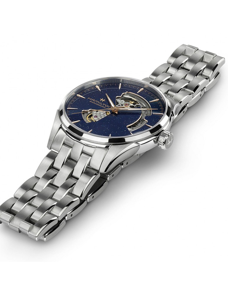 Hamilton Men's Watch - Jazzmaster Open Heart Automatic 42mm Sparkling Midnight Blue - 0