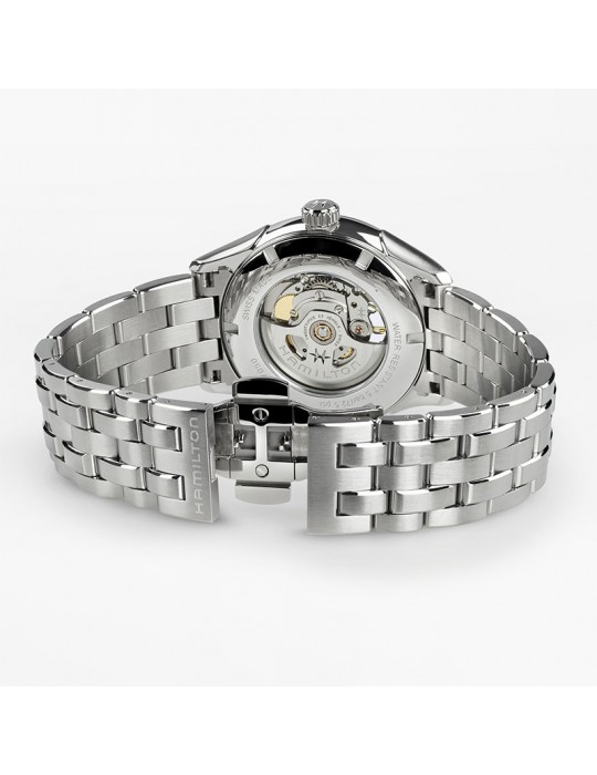 Orologio Hamilton Uomo - Jazzmaster Open Heart Automatico 42mm Blu Notte Scintillante - H32705140
