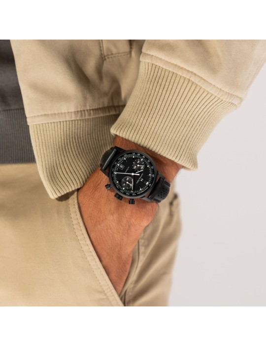 Hamilton Men's Watch - American Classic Intra-Matic Auto Chrono 40mm Black