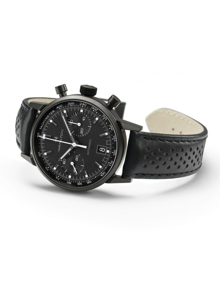 Hamilton Men's Watch - American Classic Intra-Matic Auto Chrono 40mm Black