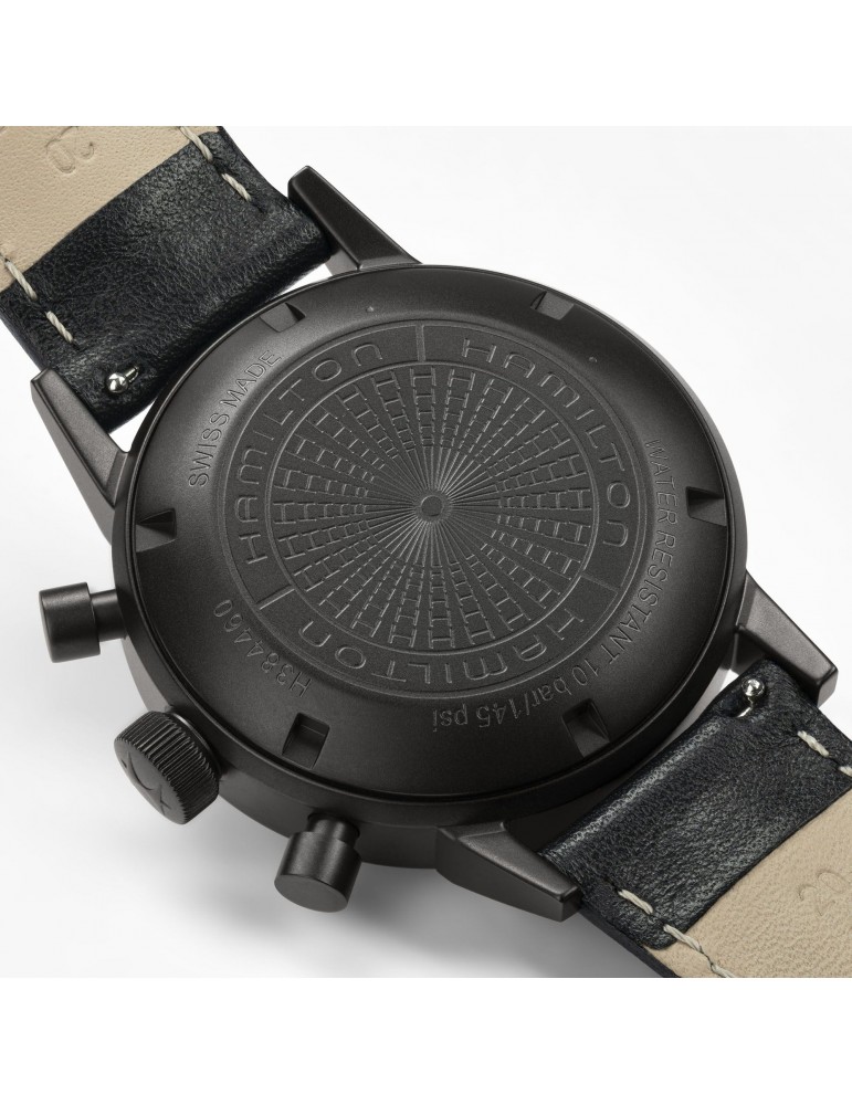 Orologio Hamilton Uomo - American Classic Intra-Matic Auto Chrono 40mm Nero Giallo - H38446731
