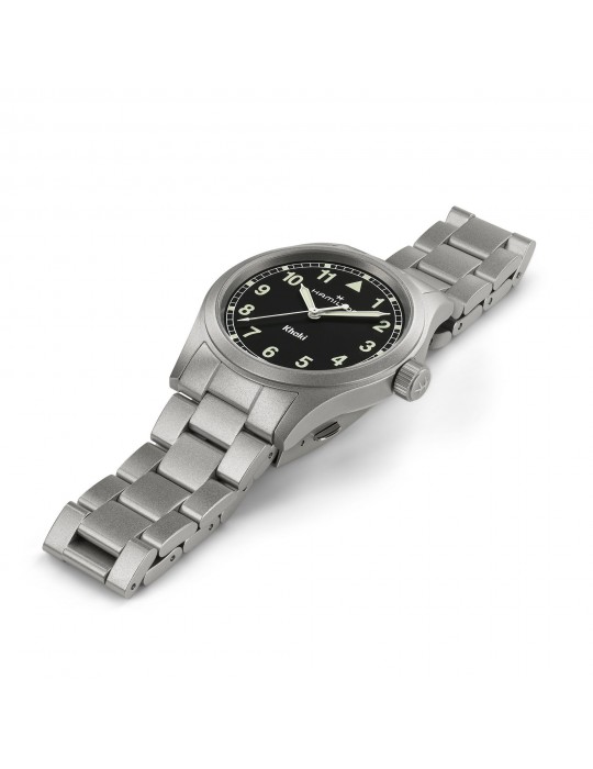 Orologio Hamilton - Khaki Field Quarzo 38mm Nero - H69401130