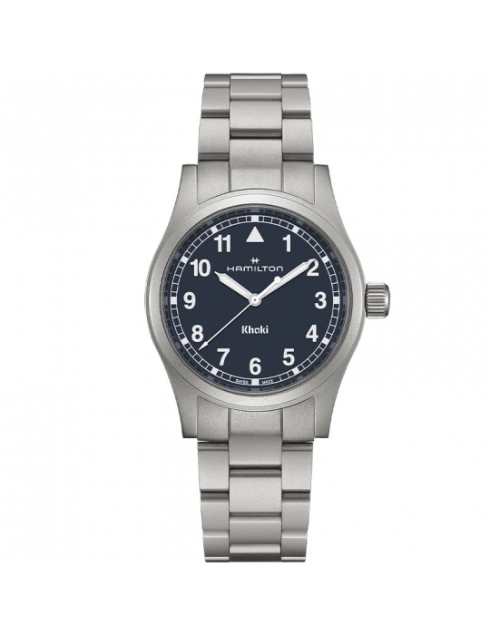 Hamilton Watch - Khaki Field Quartz 38mm Navy Blue - H69401140