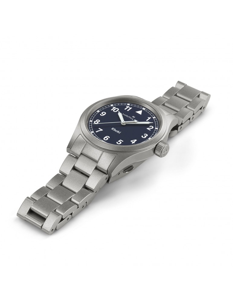 Hamilton Watch - Khaki Field Quartz 38mm Navy Blue - H69401140