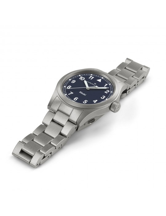 Hamilton Watch - Khaki Field Quartz 38mm Navy Blue - H69401140
