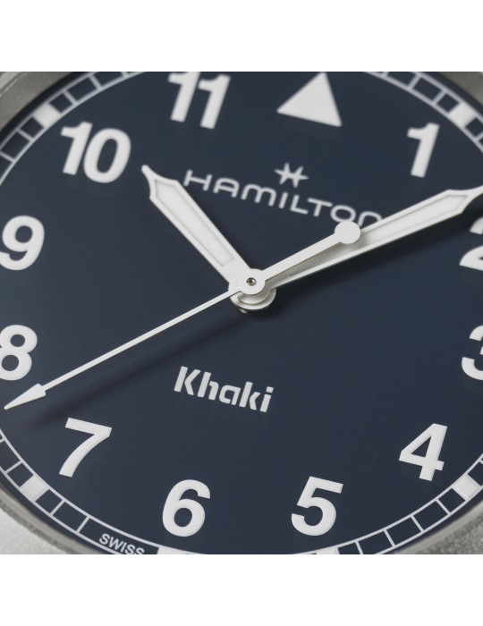Hamilton Watch - Khaki Field Quartz 38mm Navy Blue - H69401140