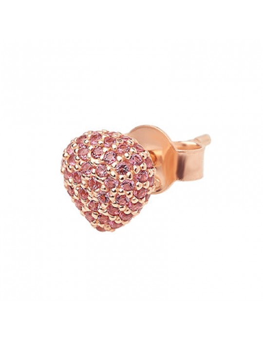 Mono Orecchino Rossoprezioso - Sparkling Pavè - Zirconi Rossi -25472RD