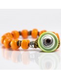Bracciale Moi - Gulal - Perle in Vetro di Murano Arancione - GULAL