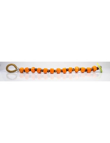 Moi Bracelet - Gulal - Orange Murano Glass Beads - GULAL 2
