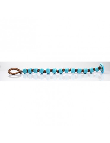 Moi Bracelet - Turquoise - Turquoise Murano Glass Beads - TURQUOISE 2
