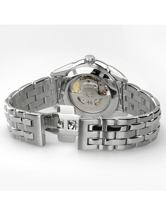 Orologio Hamilton - Jazzmaster Open Heart Automatico 36mm Blu Notte Scintillante - H32215142