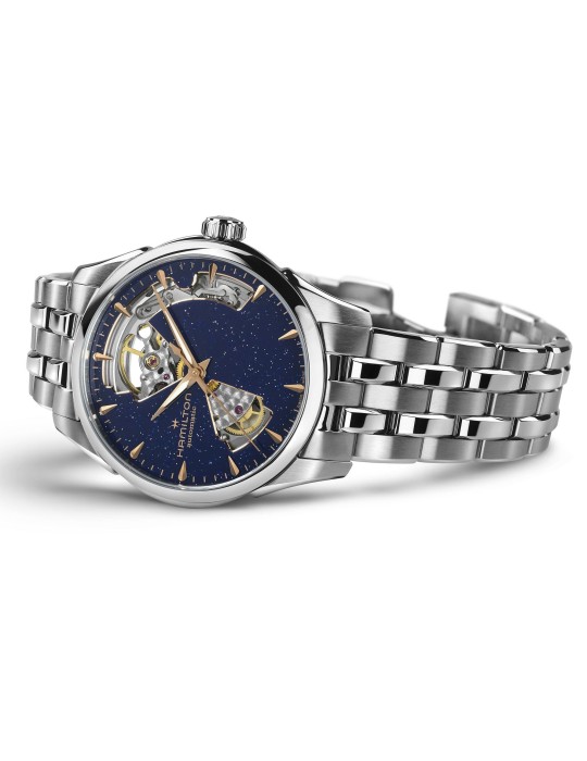 Hamilton Men's Watch - Jazzmaster Open Heart Automatic 36mm Sparkling Midnight Blue - H32215142