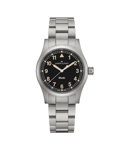Hamilton Watch - Khaki Field Quartz 38mm Black Beige
