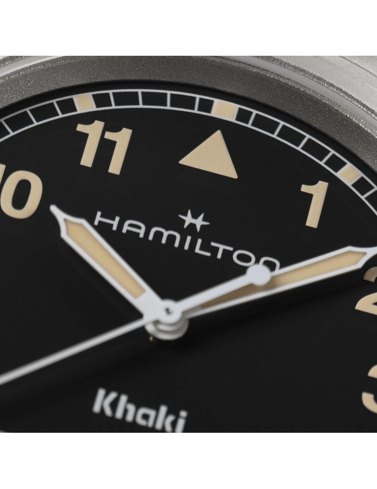 Hamilton Watch - Khaki Field Quartz 38mm Black Beige