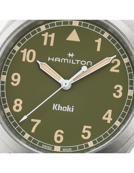 Orologio Hamilton - Khaki Field Quarzo 38mm Verde - H69401160
