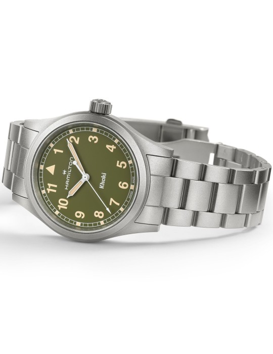 Orologio Hamilton - Khaki Field Quarzo 38mm Verde - H69401160