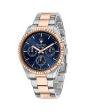 Maserati Watch - Chronograph - Rose Gold-Silver-43mm-Blue-R8853100040