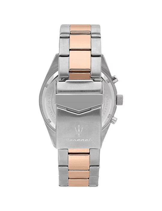Maserati Watch - Chronograph - Rose Gold-Silver-43mm-Blue-R8853100040
