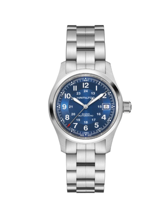 Orologio Hamilton - Khaki Field Automatico 38mm Blu - H70455140