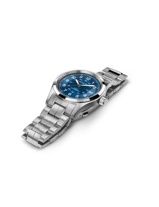 Orologio Hamilton - Khaki Field Automatico 38mm Blu - H70455140