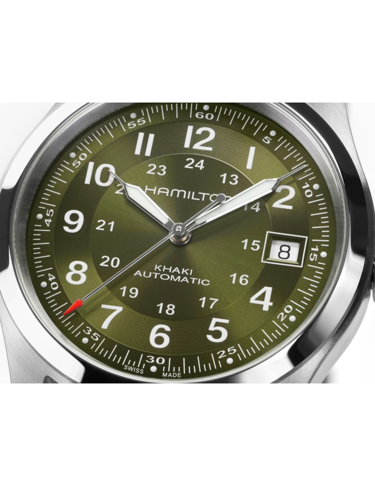 Hamilton Watch - Khaki Field Mechanical Automatic 38mm Green - H70455160