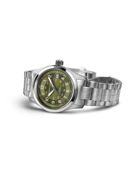 Orologio Hamilton - Khaki Field Meccanico Automatico 38mm Verde - H70455160