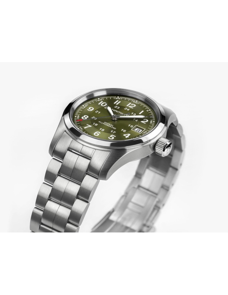 Orologio Hamilton - Khaki Field Meccanico Automatico 38mm Verde - H70455160