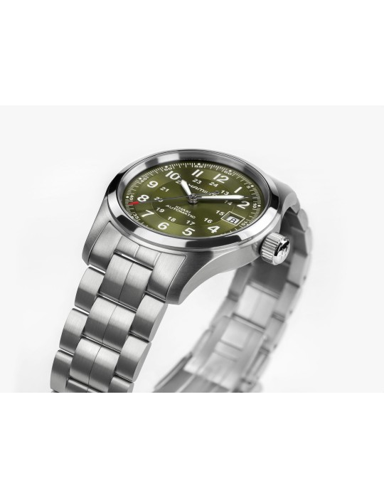 Orologio Hamilton - Khaki Field Meccanico Automatico 38mm Verde - H70455160
