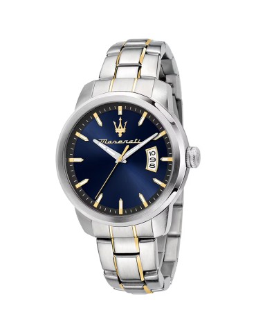 Maserati Watch-Success-Silver-Details Gold-42mm-Blue-R8853121011