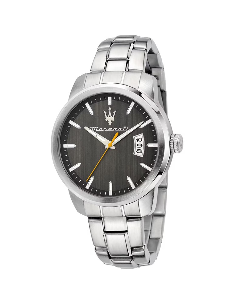 Orologio Maserati - Successo-Tempo e Data-Silver-42mm-Nero-R8853121012