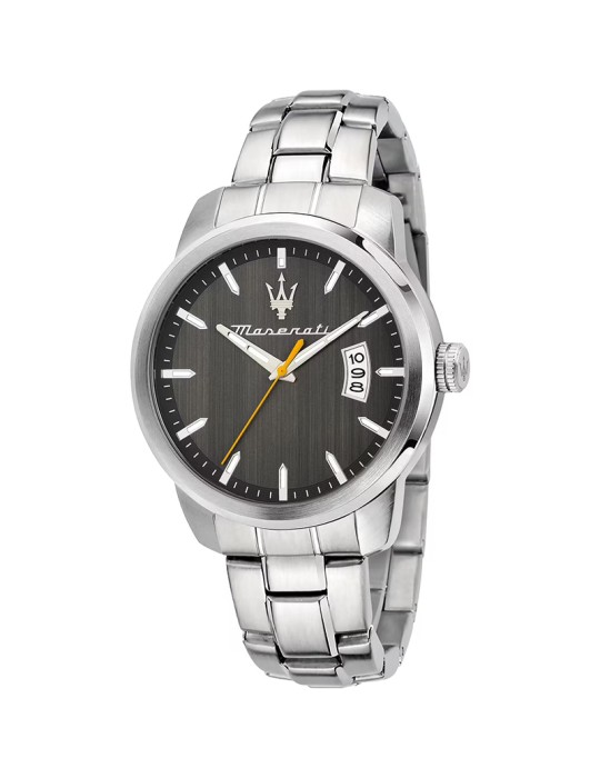 Maserati Watch - Success-Time & Date-Silver-42mm-Black-R8853121012