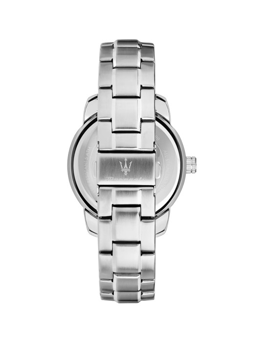 Orologio Maserati - Successo-Tempo e Data-Silver-42mm-Nero-R8853121012