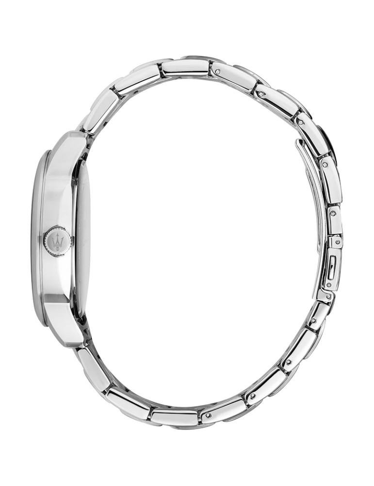 Orologio Maserati - Successo-Tempo e Data-Silver-42mm-Nero-R8853121012