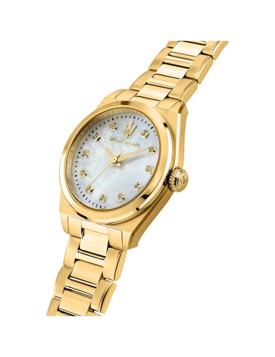 Orologio Maserati - Gold - 35mm - Madreperla - Cristalli - R8853152502