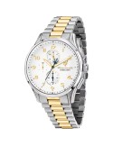 Orologio Maserati - Cronografo - Silver e Gold-42mm-Bianco-R8873624003