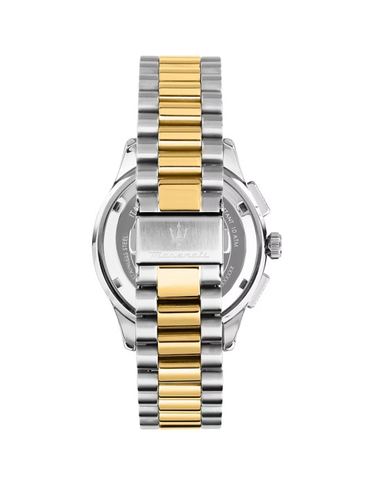 Maserati Watch - Chronograph - Silver & Gold-42mm-White-R8873624003