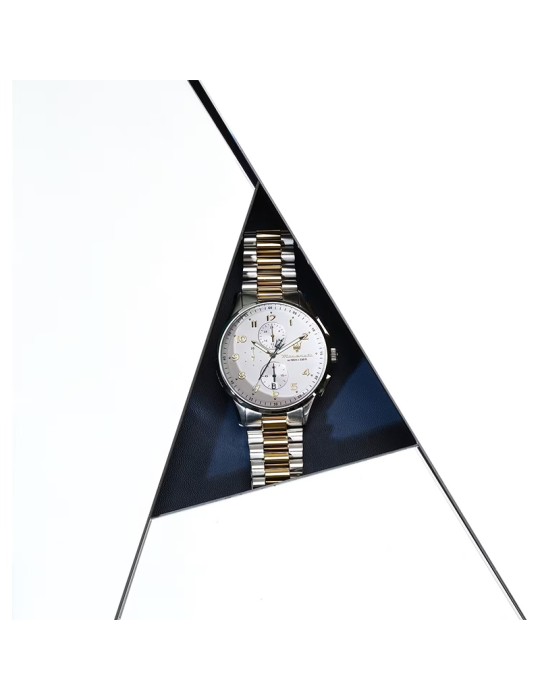 Maserati Watch - Chronograph - Silver & Gold-42mm-White-R8873624003