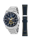Special Pack Orologio Maserati - Silver - 43mm - Nero - R8873652001