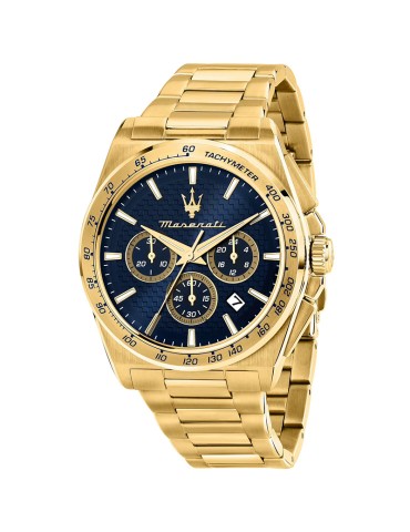 Maserati Watch - Speed - Chronograph - Gold -43mm-Blue-R8873652002