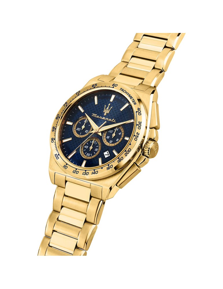 Maserati Watch - Speed - Chronograph - Gold -43mm-Blue-R8873652002