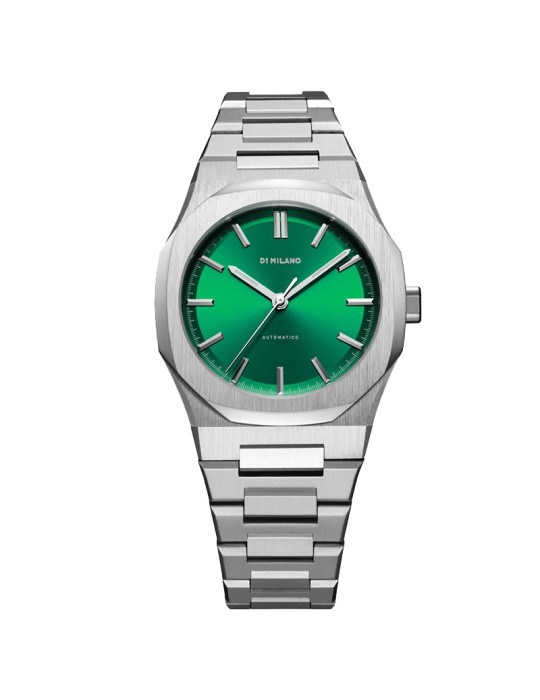Orologio D1 - Green Code - Automatico - Silver - 36mm - Verde - ATBU05