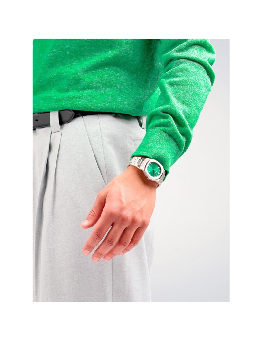 Orologio D1 - Green Code - Automatico - Silver - 36mm - Verde - ATBU05