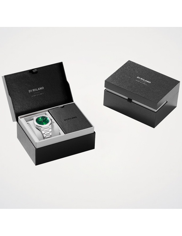 Orologio D1 - Green Code - Automatico - Silver - 36mm - Verde - ATBU05