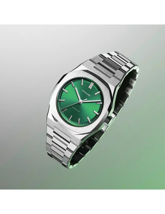 Orologio D1 - Green Code - Automatico - Silver - 36mm - Verde - ATBU05