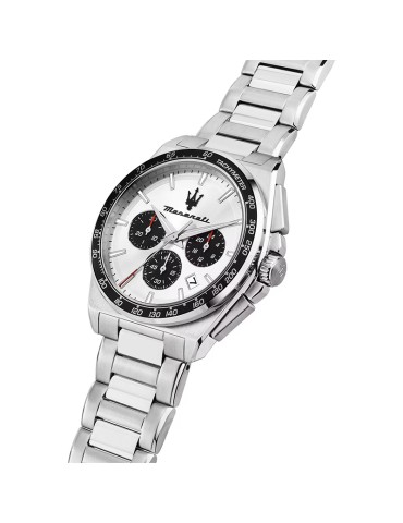 Maserati Watch - Silver - 43mm - Silver-Black Counters-R8873652006 2