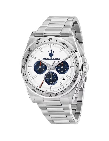 Maserati Watch - Silver - 43mm - White -R8873652007